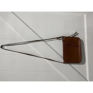 Madewell The Simple Crossbody Bag in Brown Leather